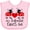 AD-Pink, variant on My Godmother Loves Me Boys or Girls Baby Bib
