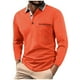 thumbnail image 2 of pstuiky Camisas suaves de manga larga para hombre, Camisa informal de verano de manga larga con solapa y botones para hombre Tops casuales para hombres m, 2 of 7