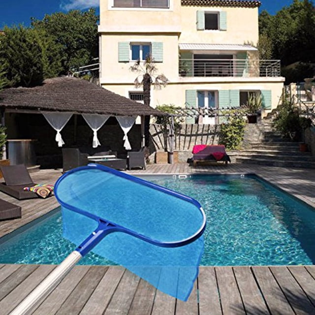 NAOJIE Pool Skimmer Net without Pole,Swimming Pool Leaf Skimmer Net with Reinforced Frame,Larger Capacity Pool Nets for Cleaning,Durable Deep Rake Net Easy Scoop Edge,Debris Pickup Removal