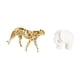 thumbnail image 5 of Figura de dorado, escultura animal, centro de mesa decorativo, adorno coleccionable para oficina, decoración del hogar, estantería d, 5 of 8
