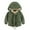 Army Green, variant on Otqutp Toddler Windproof Outwear Kids Boys Girls Winter Thicken Coat Solid Hooded Jacket Fashion Windproof Thick Warm Snowsuit(Army Green,5-6Years)