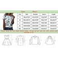 thumbnail image 3 of TSADFHJI Hauts de Noël Grande Taille pour Femmes 3TG T-Shirt Décontracté Imprimé Manches Courtes Col Rond Ample Vert Menthe, 3 of 4