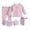 Pink LAYETTE G11, variant on TSHXS Clothes Preemie Clothes Girl Boy Girl Clothes Unisex Romper Pants Set Hat Outfits Toddler Blue