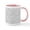 White/Pink Inside, variant on CafePress - Silver Gray Glitter Sparkles Mugs - 11 oz Ceramic Mug - Novelty Coffee Tea Cup