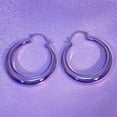 thumbnail image 6 of Hoop Earrings for Women,Sterling Silver Post Hypoallergenic Jewelry Earrings, 6 of 7