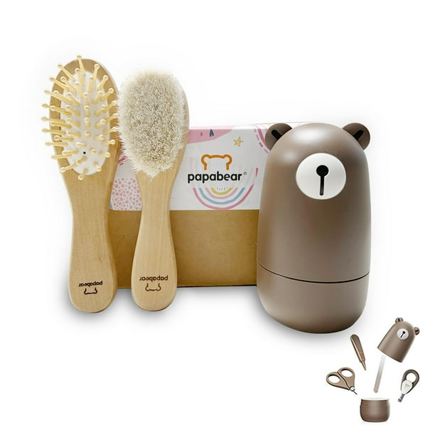 Set de cortaúñas para bebé PAPABEAR Kit de cuidado infantil