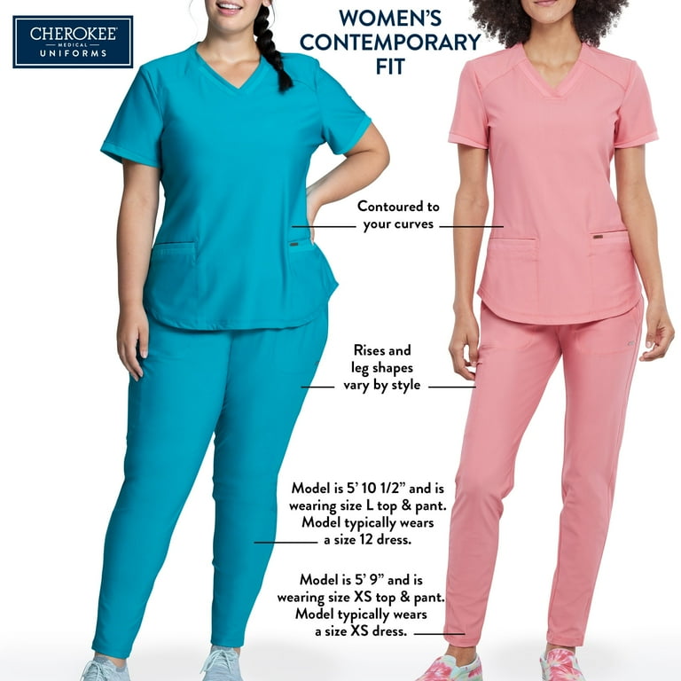 Cherokee Iflex Women s Warm Up Scrubs Jacket Zip Front CK303