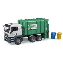 Bruder 1/16 Green MAN TGS Rear Loading Garbage Truck 03763