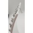 thumbnail image 4 of Round White Howlite Silver Earrings, 4 of 4