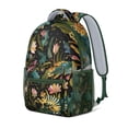 thumbnail image 2 of Floral Print Waterproof School Backpack with Padded Straps - Ergonomic Student Backpack for Teens, 2 of 6