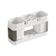 thumbnail image 2 of Caja organizadora de almacenamiento de cepillos de dientes | Estante de plástico para encimera de baño | Portapelo para cepillo de dientes multicompartimento | Drenaje rápido | Diseño duradero y, 2 of 6