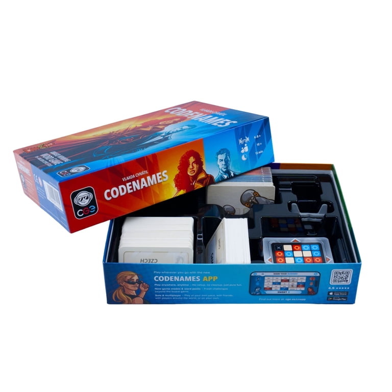 Czech Games Edition Codenames 2.0 – Updated Party Word-Clue Board