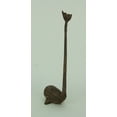 thumbnail image 5 of Rustic Brown Cast Iron Long Tail Whale Paper Towel Holder, 5 of 5