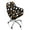 Ghost Pumpkin Spider Web, variant on Xixirimido Thanksgiving Sunflower Pumpkin Pattern Office Chair Covers Computer Stretch Accent Dining Chair Covers Swivel Desk Chair Armrest Slipcover for Mid-Back Rotating Chairs