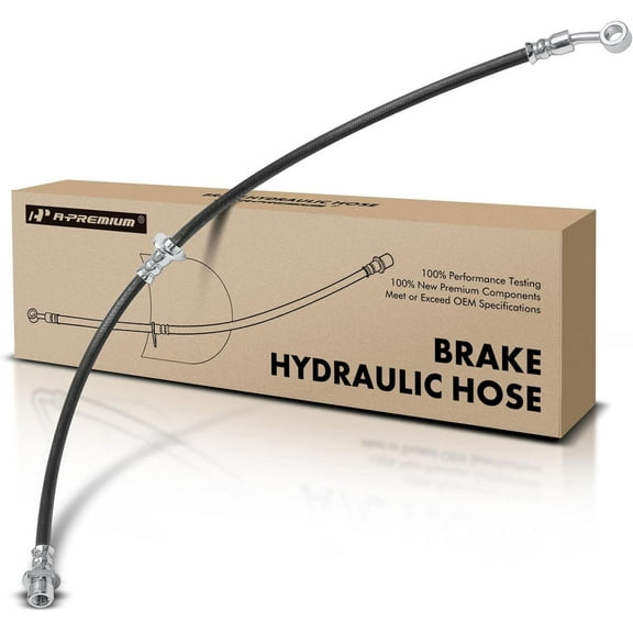 A-Premium Front Passenger Brake Hydraulic Hose Compatible with Select Honda Models - Civic 2016-2020, Insight 2019-2021 - Replace# 01464TBAA00