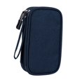 thumbnail image 3 of kurtrusly Portable Waterproof Travel Electronics Organizer for Cable USB Compact and Lightweight Blue 19x11x5.5cm 1Set, 3 of 5