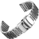 thumbnail image 1 of Correa de acero inoxidable con hebilla maciza de quince cuentas, adecuada para varios estilos de relojes de moda. Cambiar correa, 1 of 6