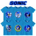 thumbnail image 2 of Camisetas de manga corta para niños de Sonics, camisetas de algodón con estampado de anime, camisetas de moda para niños y niñas, ropa de verano, camisetas de regalo, 2 of 5