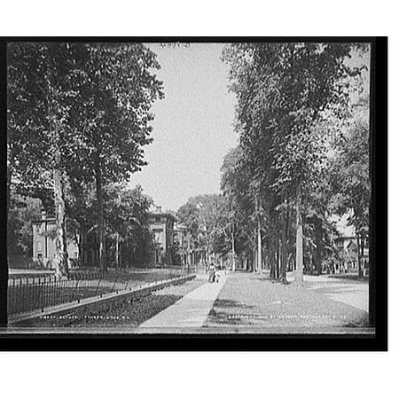 Historic Print, Rutger Street, Utica, N.Y., 18" x 24"