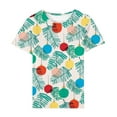 thumbnail image 5 of Patlollav Christmas Tops for Women,Ladies Short Sleeve T-Shirt Shirt, 5 of 6