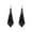 Black, variant on Bmisegm Women Earrings Metal Mesh Lattice Sequins Tassel Long Drop Dangle Earrings Earrings Black