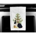 thumbnail image 3 of Carolines Treasures BB9325WTKT Dutch Rabbit Christmas White Kitchen Towel Set of 2 Dish Towels Teal 19 X 25" multicolor, 3 of 3