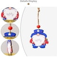 thumbnail image 2 of Summer Savings! Boovnll 4th of July Tree Decorations, 12Pcs Wooden Red White Blue Gnomes Memorial Day Ornaments, 4th of July Ornaments for Patriotic Party Hanging Decor, 4th of July Decorations, 2 of 4
