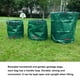 thumbnail image 5 of Injueey Bolsa de jardín de gran capacidad de 120L, saco de hojas reutilizable, cubo de basura, jardín plegable Jardín y Patio 60L/16 galones, 5 of 6