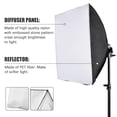 thumbnail image 4 of Andoer Andoer Professional Studio Lighting Kit with 85W Dual-Temperature Bulb, 40x40cm Softbox, 1.7m Light Stand, Diffuser, Remote, and 2 Carry Bags, 100-240V US Plug, 4 of 6