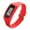 Red, variant on Silicone Electronic Pedometer LED Digital Step Counter Watch for Walking Fitness