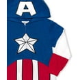 thumbnail image 2 of Captain America Boys Single Roleplay Zip Up Hoodie, Toddler, 2 of 2