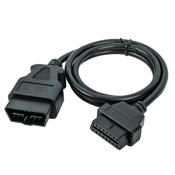 Cable de extensión OBD2 LAUNCH, 120 cm, 16 pines, macho-hembra
