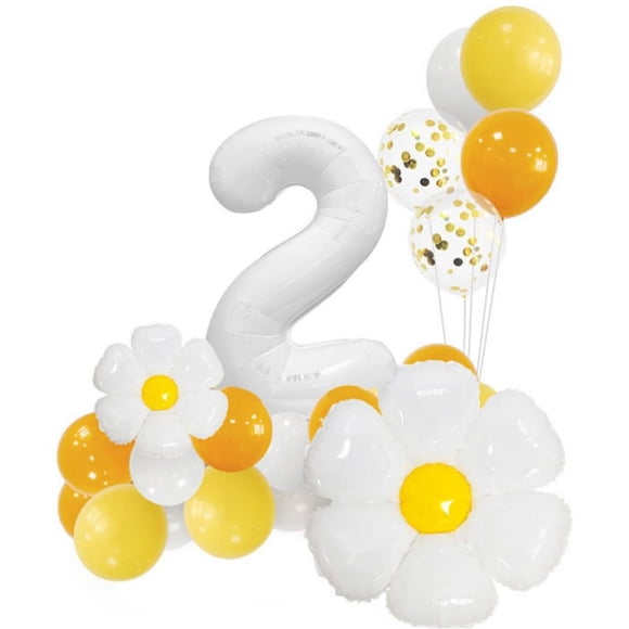 Decoraciones de fiesta para el segundo cumpleaños de JBCAONTIA Daisy con globos