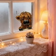 thumbnail image 4 of Cow Window Corner Decoration Set Of 3 Peeping Highland Cow Window Ornaments With Easy Installation, Easy-To-Install Christmas Farm Animal Decorations For Windowsills, Corners,, 4 of 6