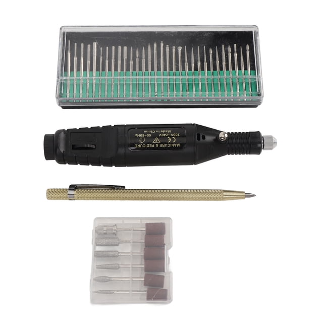 Tool Kit, Compact Multi Functional Engraving Tool Kit for Wood Metal US Plug 100-240V,EU Plug 100-240V