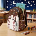 thumbnail image 3 of Pzuqiu Chocolate Drip Sprinkle Baseball Kids Backpack for School Boys 8-12 School Backpacks Sets with Lunch Bag Pencil Case Water Bottle Holder 4 pcs Travel Bookpack with Shoulder Strap for Kids 8-12, 3 of 7