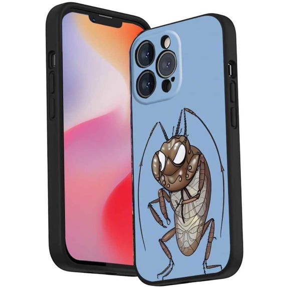 Bugs-Insects-62 Phone Case, Degined for iPhone 14 Pro Max Case Men Women, Flexible Silicone Shockproof Case for iPhone 14 Pro Max