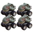 thumbnail image 1 of Dvkptbk Children's Day Gift Toy Dinosaur Model Mini Toy Car Back Of The Car Gift 4PCS, 1 of 1