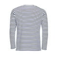 thumbnail image 2 of SOLS Mens Marine Long Sleeve Stripe T-Shirt, 2 of 5