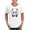 Red/White, variant on - Batty Bear White Men's Ringer T Shirt - 100% Cotton Ringed T-Shirt