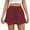 Wine, variant on Women's High Waisted Stretchy Casual Shorts Cuffed Casual Shorts(Black,M)