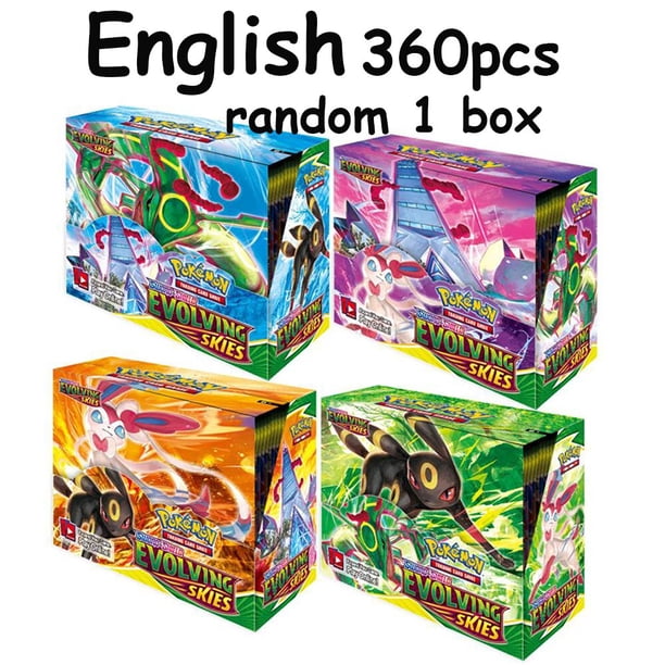 Pokemon Cards TCG: Sword & Shield Brilliant Stars Darkness Ablaze 36 Bags Booster Box Collection Trading Game Toys para niños Fivean unisex