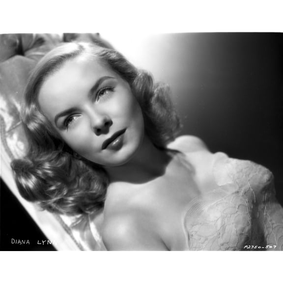 Diana Lynn on an Embroidered Top Lying and posed Photo Print (8 x 10)