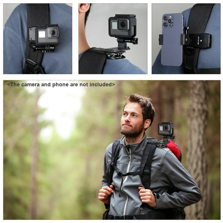 Backpack Strap Mount Quick Clip Mount Compatible with DJI OSMO ACTION Gopro  Hero 7/6/5/