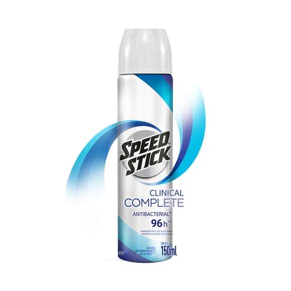 Desodorante Hombre Men Speed Stick Clinical Complete Dry Antitranspirante en Aerosol 150 ml