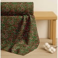 thumbnail image 4 of Soimoi Green Cotton Voile Fabric Red Berries Fruits Print Sewing Fabric Yard 56 Inch Wide, 4 of 7