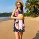 thumbnail image 3 of Fotbe Cute Axolotl Sakura Blossoms Vestido de Verano sin Mangas para Mujer – Vestido Midi Línea A, Estilo Camiseta Floral, Vestido Playero Casual y Fluido, 3 of 7