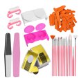 thumbnail image 1 of figatia Manucure Beauté Pinceaux à Ongles Art Stylos Outils Doré, 1 of 9