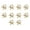 White, variant on Set of 10 Unisex Alloy Doves Lapel Pin Sweater Pin Clothing Jewelry Small Doves Brooch Suitable for Stylish Outfits
