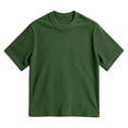 thumbnail image 4 of T-shirts pour Hommes à Manches Courtes, Col Ras du Cou, Chandail Léger Vert Foncé, Chandails d'Entraînement pour Hommes, 4 of 4